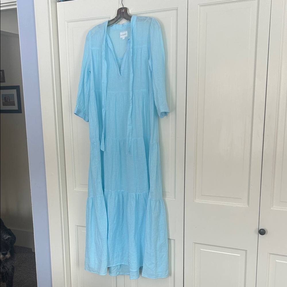 Honorine Light Blue Maxi Dress size s